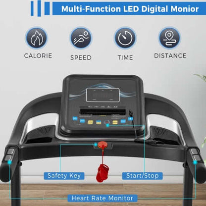 Compact Easy Folding Motorized Running Jogging Machine™