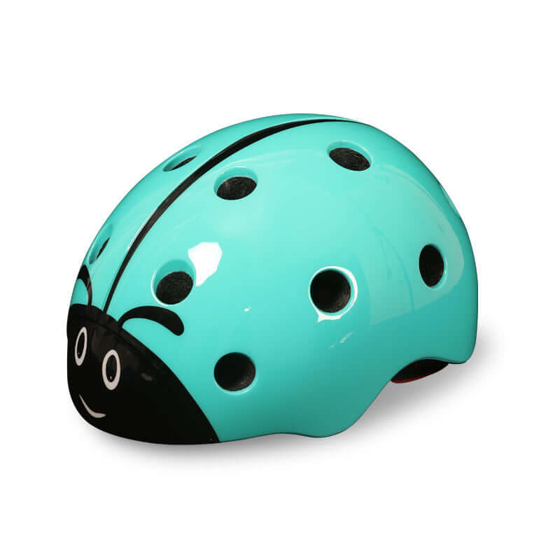 Kids Riding Bicycle Safety Helmet Adjustable Lovely Ladybug Riding Helmet.