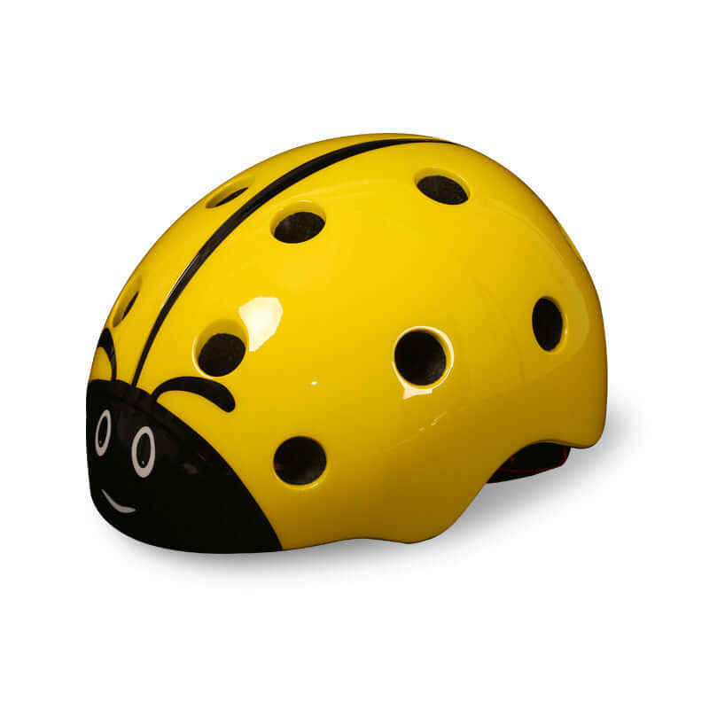 Kids Riding Bicycle Safety Helmet Adjustable Lovely Ladybug Riding Helmet.